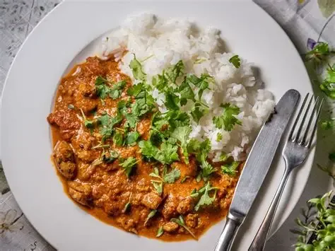 Butter Chicken S Jasminovu Ryzi
