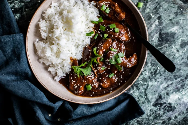 Honey Garlic Medovo Cesnekove Kure Bowl Z
